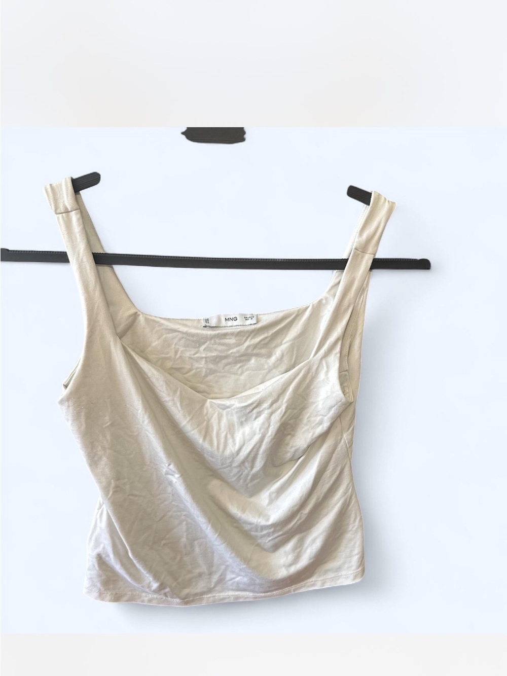 Mango Neutral Scoop Neck Tank